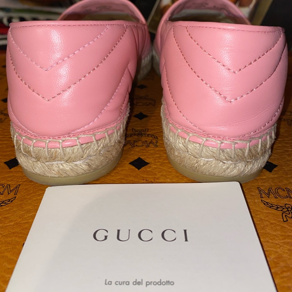 AUTHENTIC GUCCI ‘Charlotte’ Espadrille GG Quilted Matelassé, 39 - Picture 4 of 10